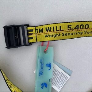 Off-White Yellow and Black Industrial Belt